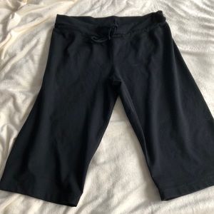 Prada Drawstring Yoga Shorts (two pairs)